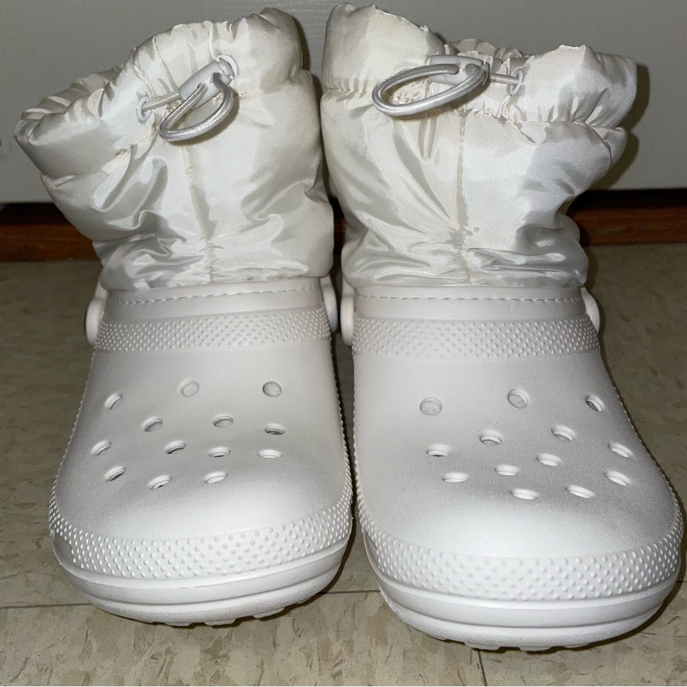 Crocs classic lined neo puff boots white 7 - Picture 4 of 10